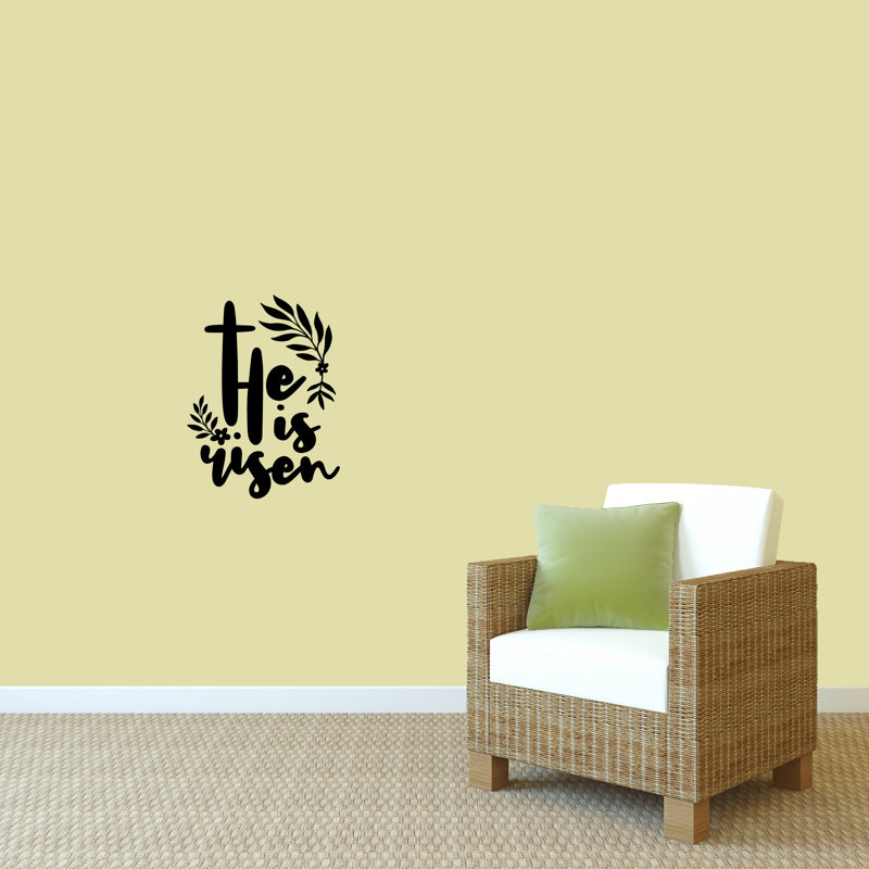 Text & Numbers Wall Decal, Black