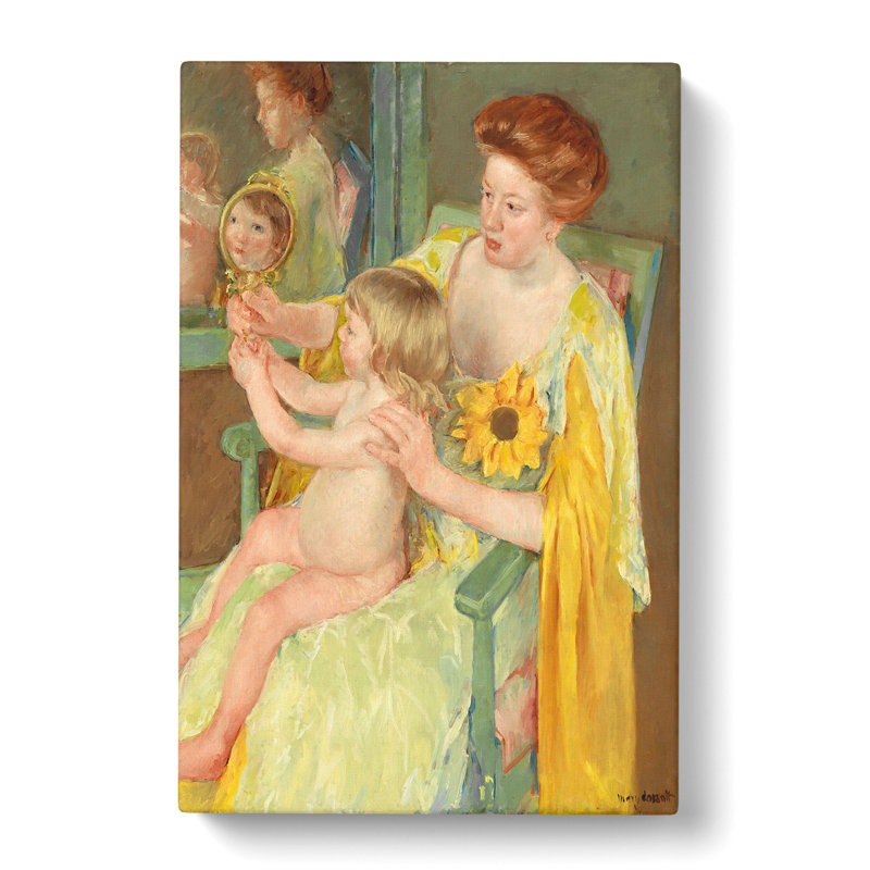 Mother And Child Vol.1 by Mary Cassatt - Wrapped Canvas Painting, 76cm H x 50cm W x 3cm D