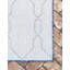 Tapis intérieur / extérieur bleu marine / ivoire à motif géométrique Heathcliff-198413340