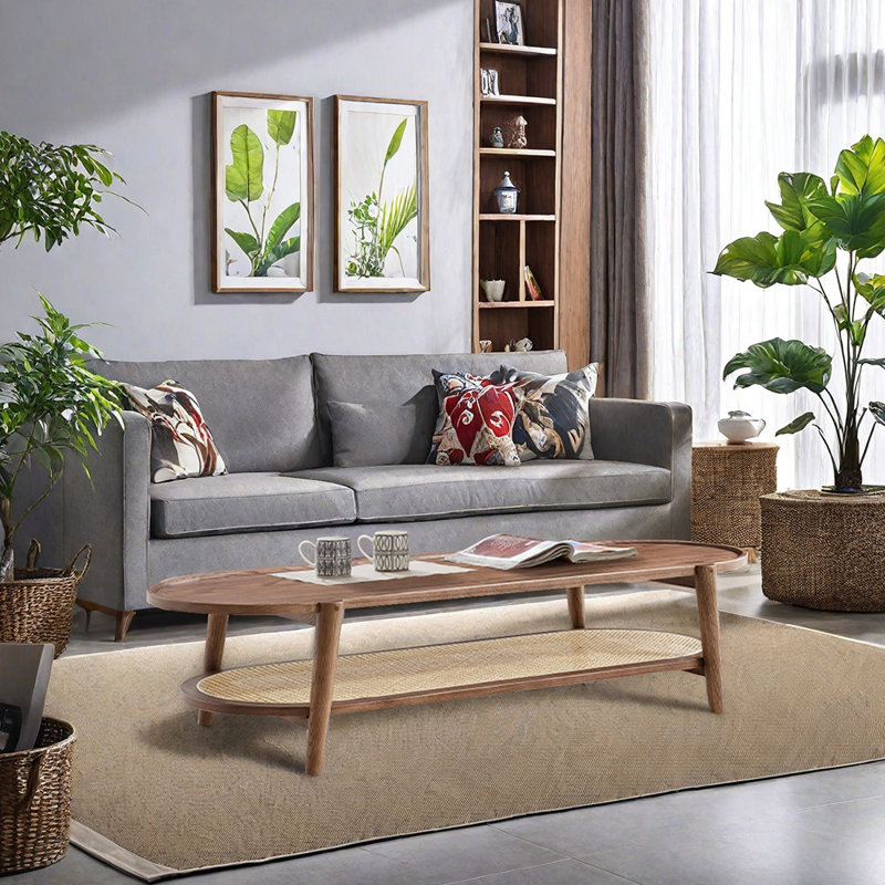 Nordic Quietwind Solid Wood Coffee Table