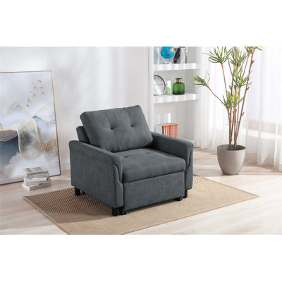 Fauteuil capitonné avec accoudoirs soutenus et dossier confortable, idéal pour de multiples occasions et une expérience de vie améliorée