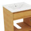 Meuble-lavabo de style champêtre 20 po avec lavabo en céramique