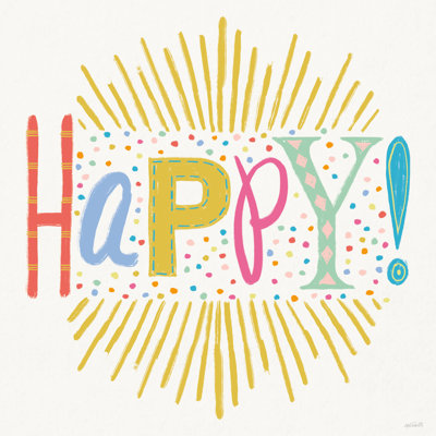 «Lets Celebrate VII» sur toile par Anne Tavoletti