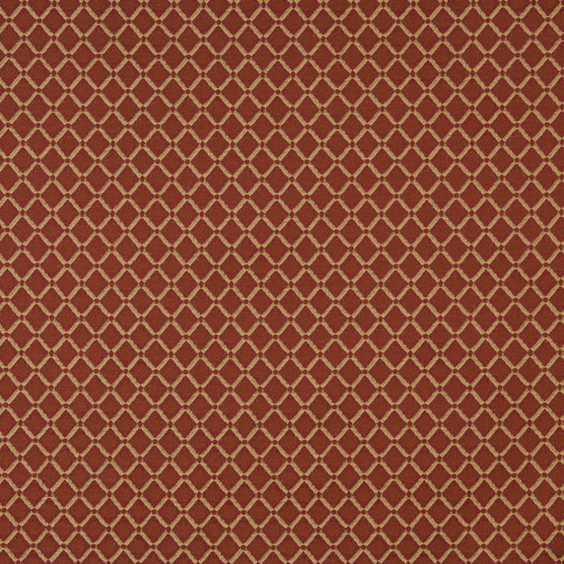 Tissu de contrat géométrique, Rouge