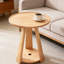 Table de bout ronde à 2 niveaux Minimalist