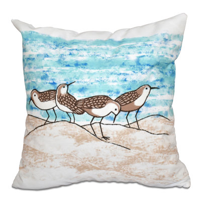Housse de coussin et insert de plage Beach Sandpipers