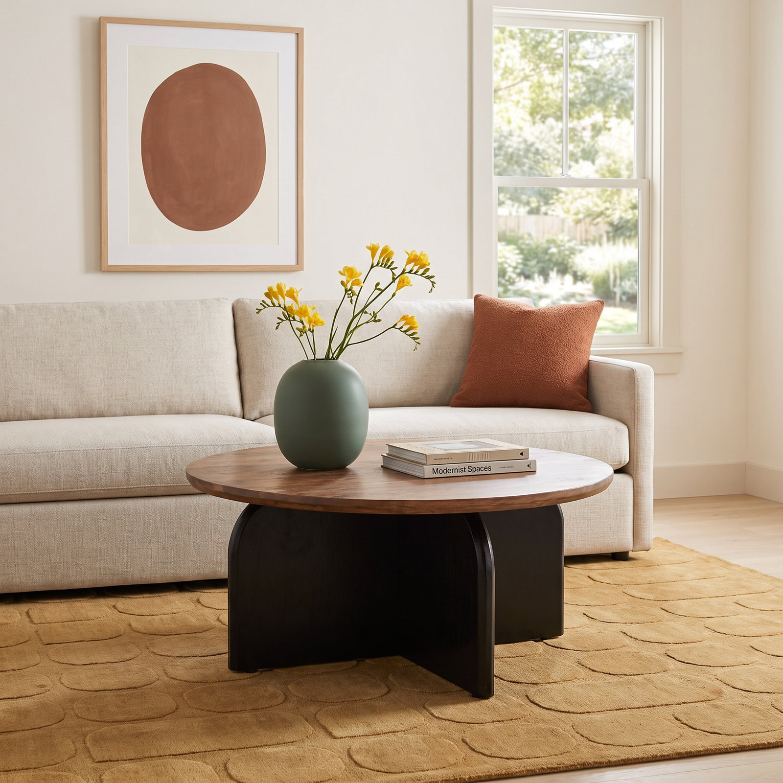 Cenia Solid Wood Single Coffee Table