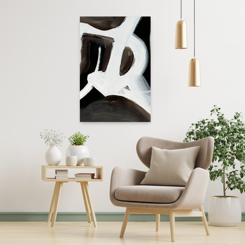 Art contemporain contemporain abstrait, H 36 po x l 24 po
