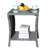 Outdoor patio Furniture 1 Coffee Table with clear tempered glass -1879693448-1890828134