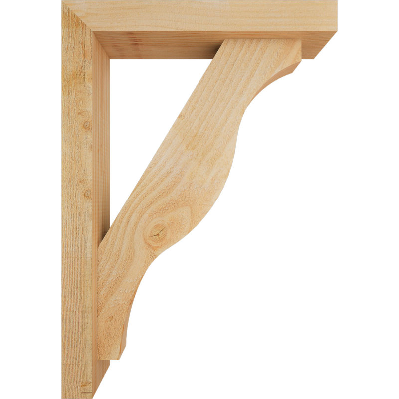 Support Funston Block avec support décalé, 26 x 18, Sapin Douglas de l 4 po (scié brut)