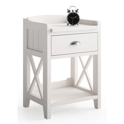 48 cm W Bedside Table