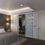 Armoire coulissante 4 panneaux en verre givré - Structure en aluminium avec technologie Silent Glide-92149740-92149743