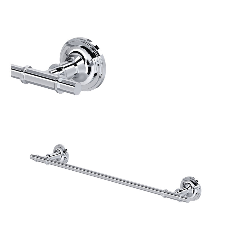 San Giovanni 18" Towel Bar, Polished Chrome