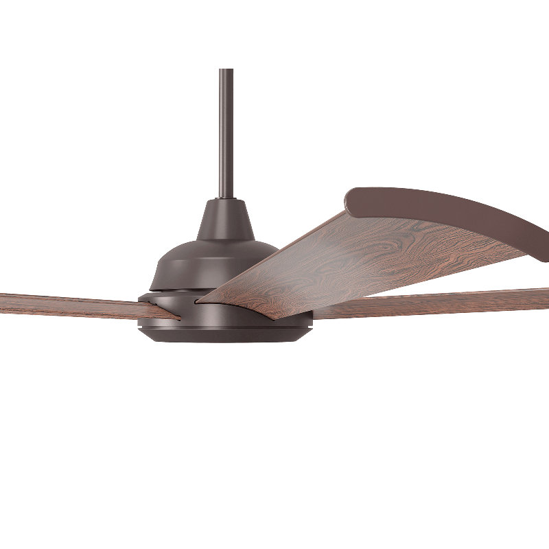 Bison Ceiling Fan, LED, Oil-Rubbed Bronze, 60" Wide