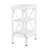 Alonso 24.2" Tall X-Shaped Nightstand Open Shelf 3 Tier Storage Nightstand For Bedroom Living Room-398765614-328189166