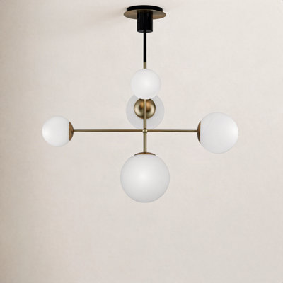 Drake 5 - Light Dimmable Sputnik Chandelier