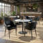 Chaises en similicuir avec pieds en métal Resme-13799018-13799029
