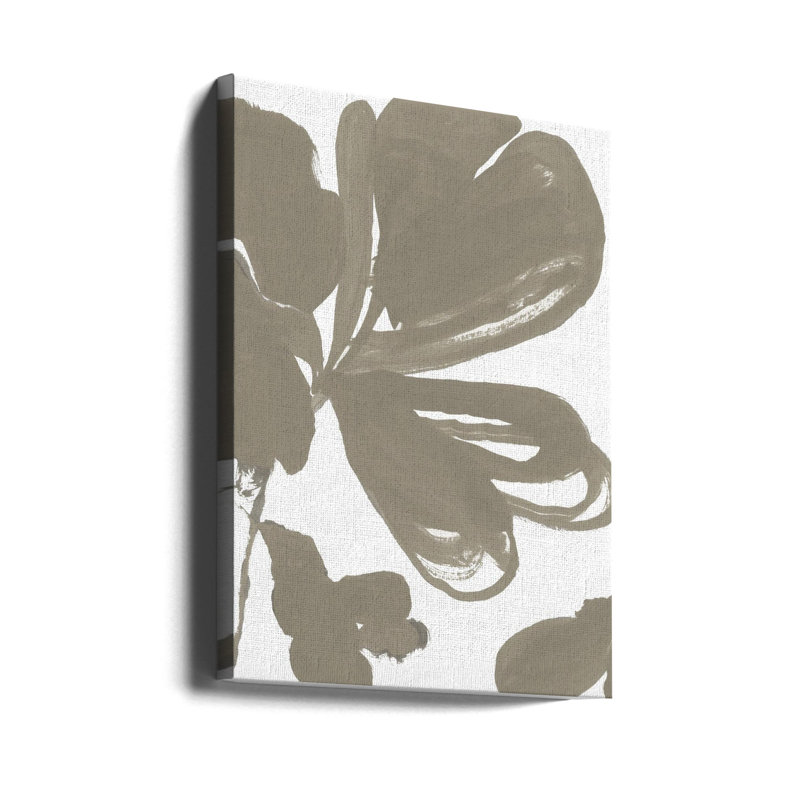 Taupe géant floral 1, H 17 po x l 21 po