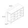 Commode 6 tiroirs Allysyn