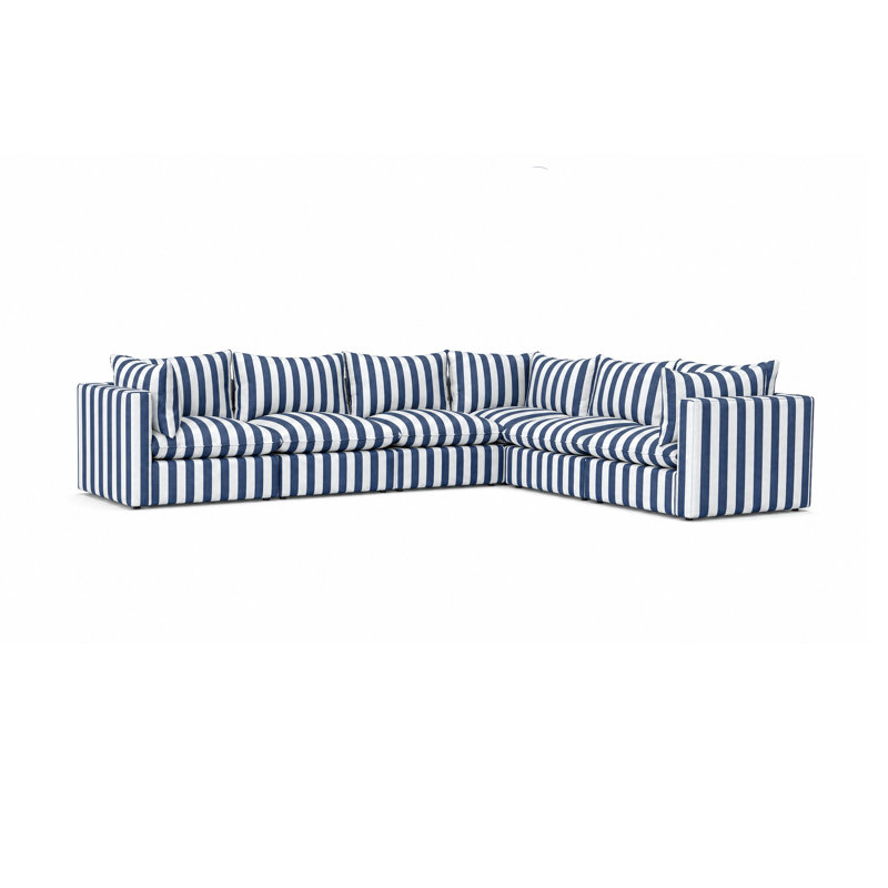 Sectional, Left Hand Facing, 80" H x 388" W x 90" D