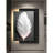 Luxury-Style High-End Sandstone Feather Wall Decor With Light-1573052853