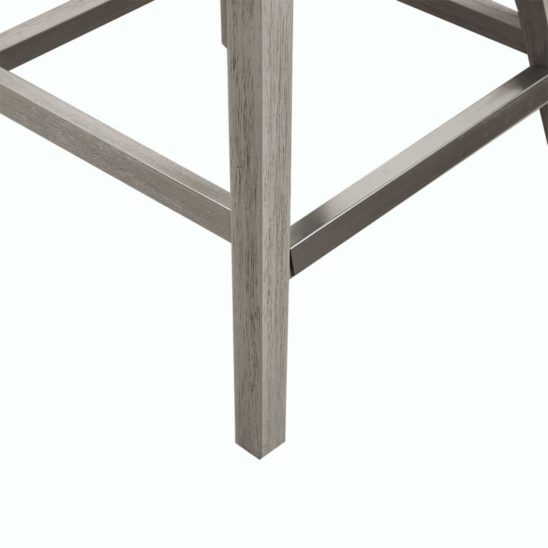 Tabouret de comptoir pivotant, Gris Angtique
