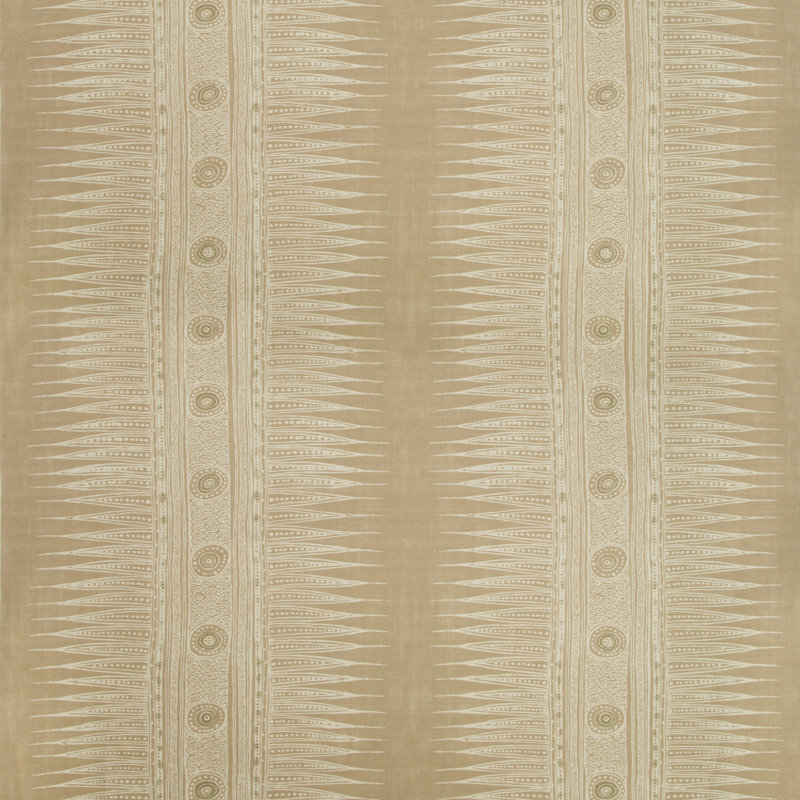 Indian Zag Fabric, Taupe