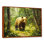 Ours dans la forêt du printemps I - art mural ours