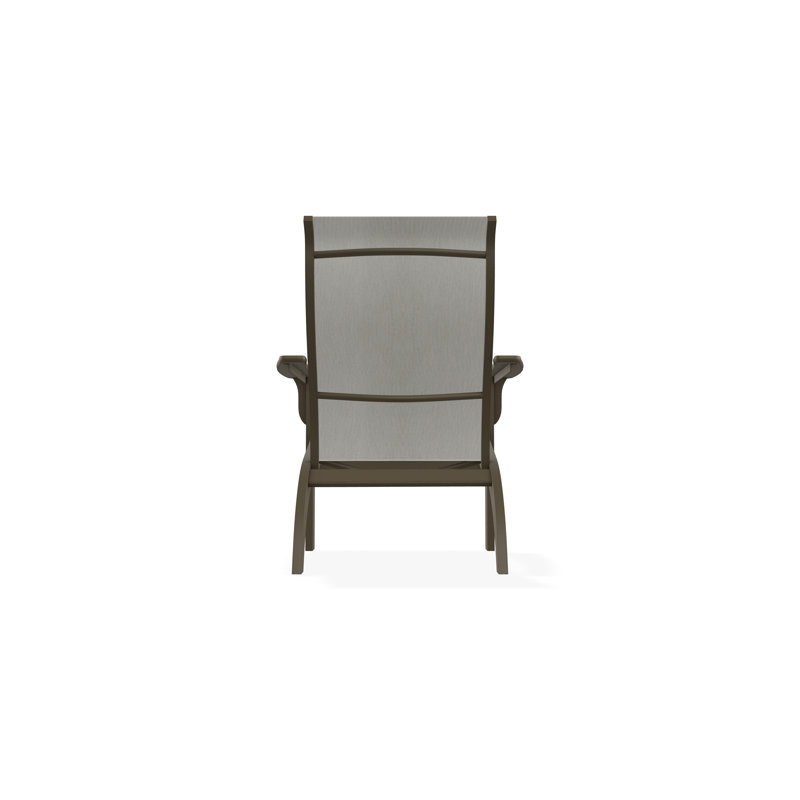 Adirondack MGP Polymer Outdoor Lounge Chair, Beachwood, Augustine Oyster