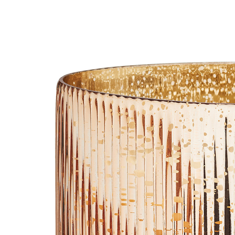 Bougie en pin rose Fa La Lovely, Grand verre Glitz