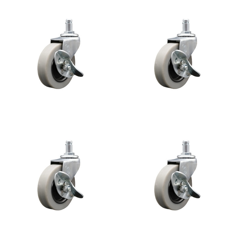 Ensemble de roulettes verrouillables Rubbermaid