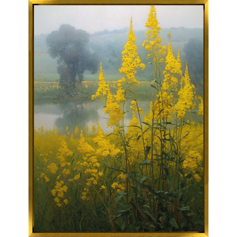 Yellow Royalty 3 - Framed, Medium