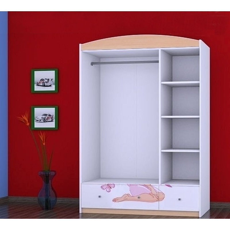 Irmtraud 3 Door Wardrobe, Beige