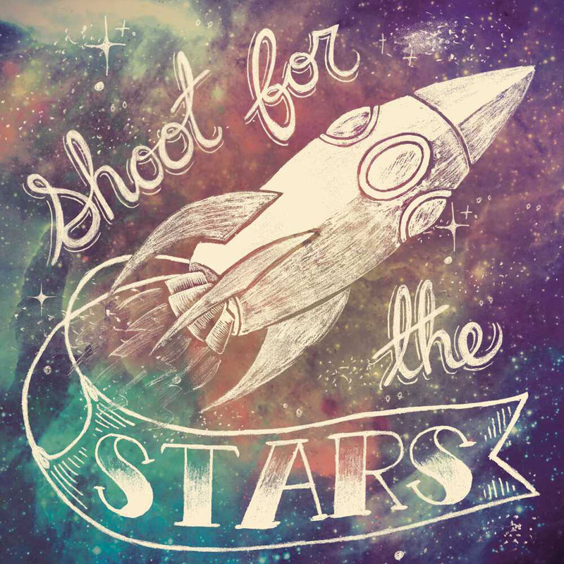 L'univers «Galaxy Shoot For The Stars», H 20 po x l 20 po x P 1,25 po