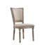 Ensemble de 2 chaises d'appoint rembourrées Gabrian