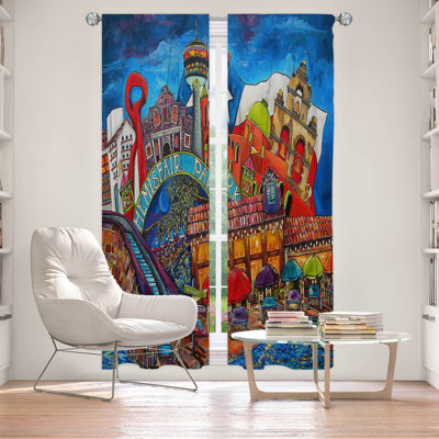 Freixa Room Darkening Curtain Pair