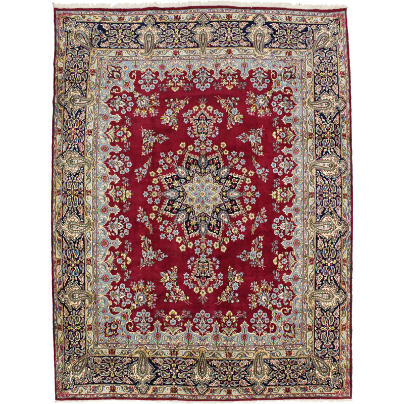 Red Traditional 10X13 Kerman Oriental Area Rug