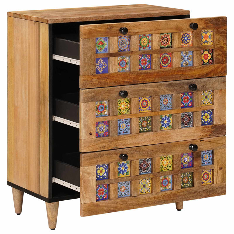 60cm Solid Wood Sideboard