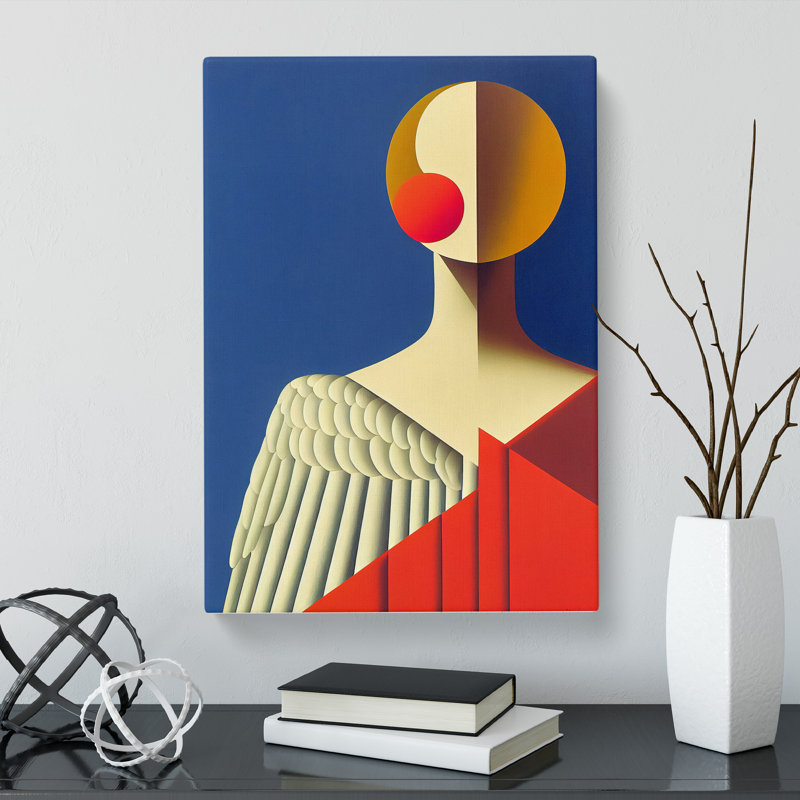 Abstract Angel - Wrapped Canvas, 50cm H x 35cm W x 3cm D