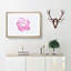 Pink Lisianthus Flower - Single Picture Frame Print on MDF-56704380-56704382