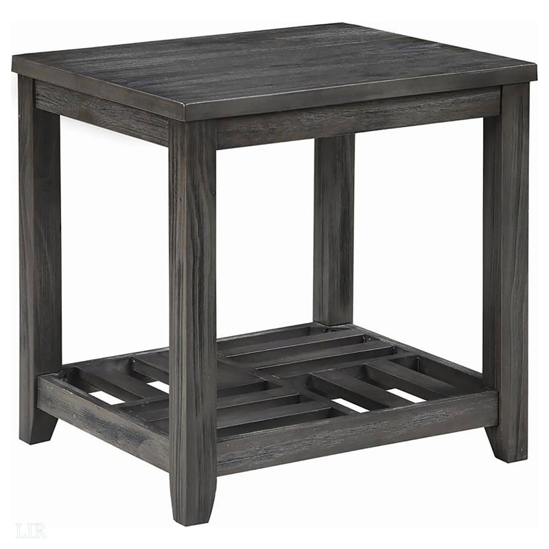 Grey Rectangular End Table, End Table