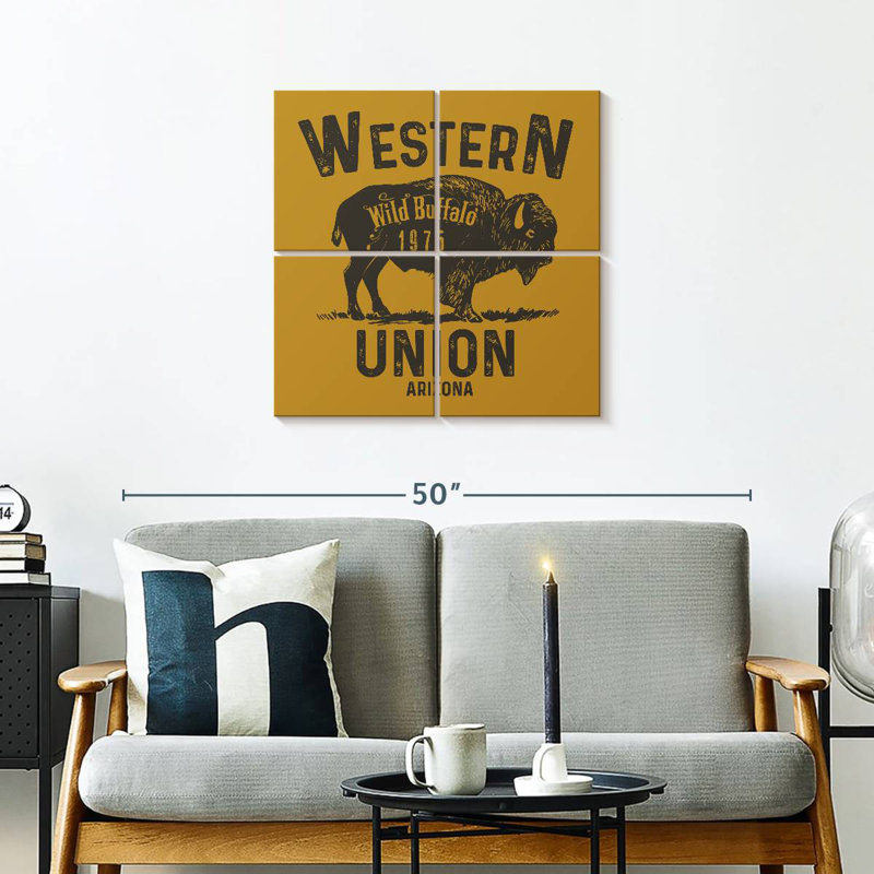 Brampt Western Union Arizona, H 26 po x l 26 po