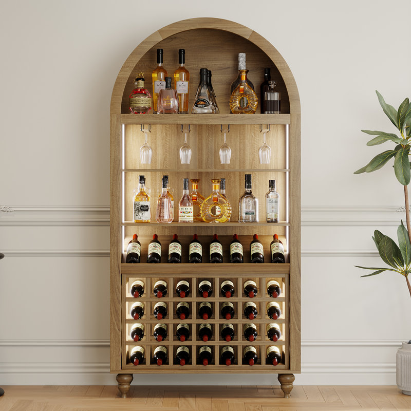 89.9 cm Bar Cabinet Bar Cabinet, Wood