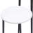 Barstools Set of 3 with Backrest and footrest-1051284543