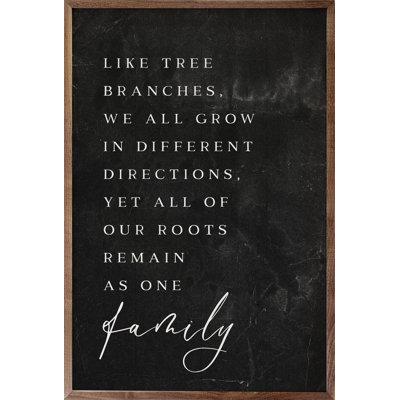 Family Branches - noir