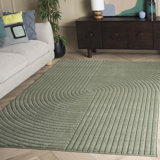 Tapis de couleur unie Emilymarie Performance