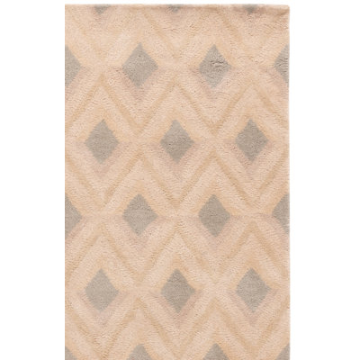 Isaac Mizrahi Hand Tufted Wool Geometric Rug