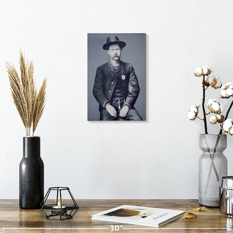 Lelar Wyatt Earp June 1883, 12" H x 8" W