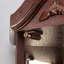 Armoire d'angle vitrée avec tablettes réglables-1809132864