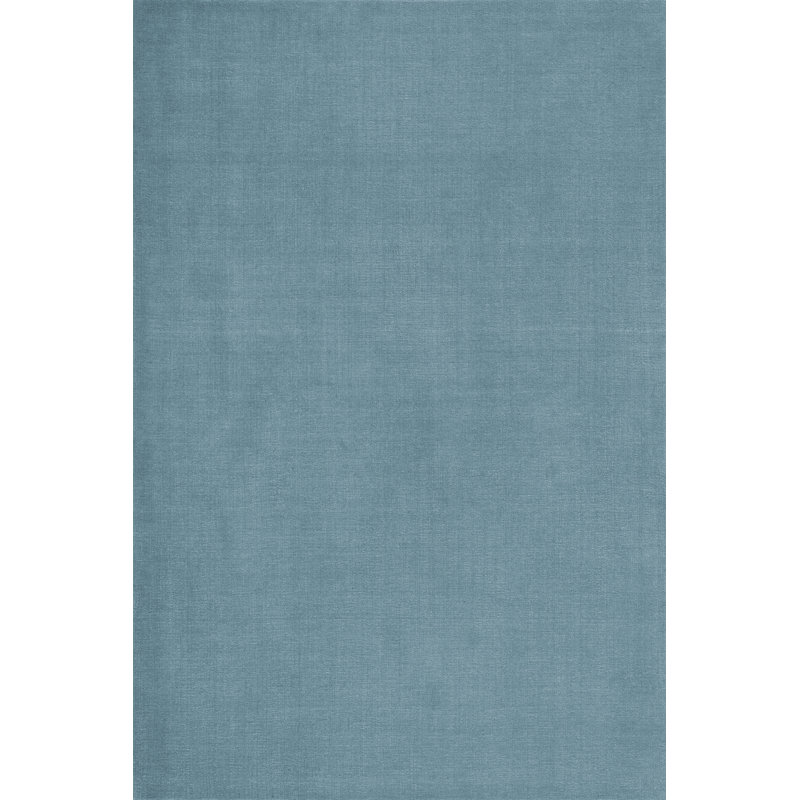  Zephira Modern Solid Area Rug, Rectangle 5' x 8', Blue